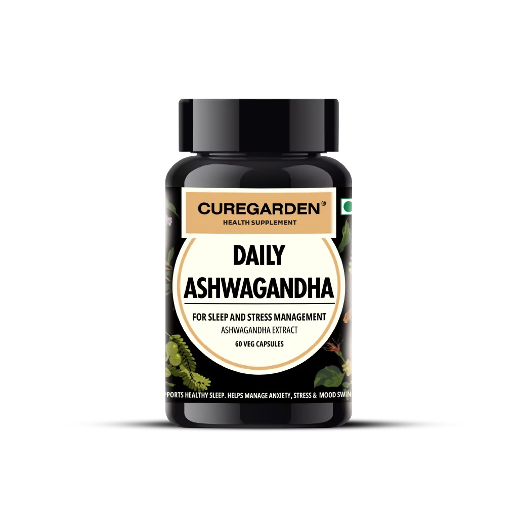 Curegarden Daily Ashwagandha - 60 Capsules