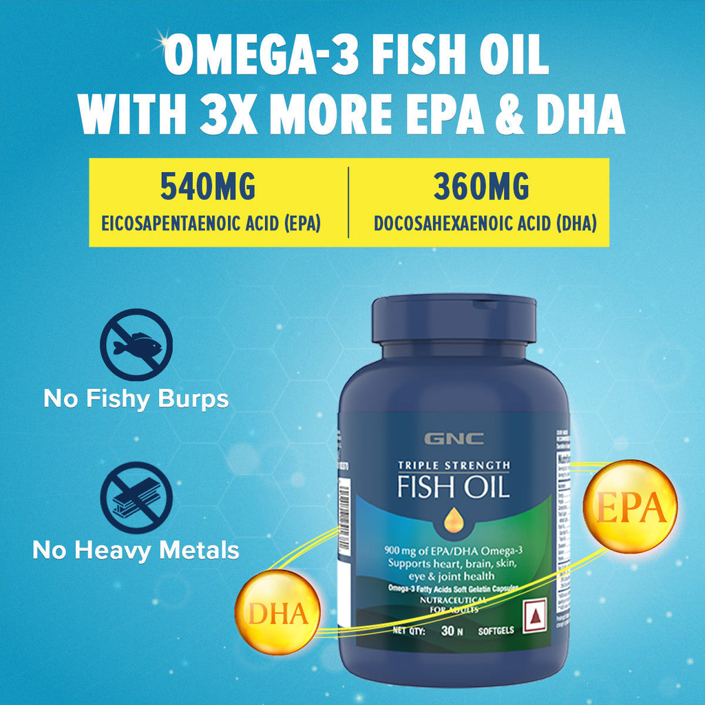 GNC Fish Oil Omega3 Capsules