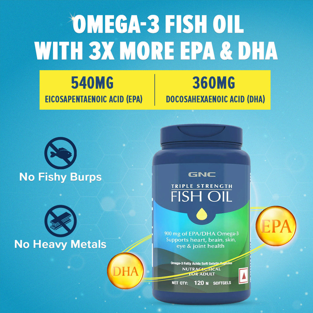 GNC Fish Oil Omega3 Capsules