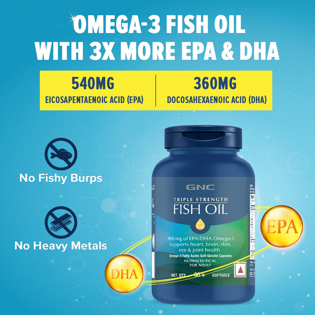GNC Fish Oil Omega3 Capsules