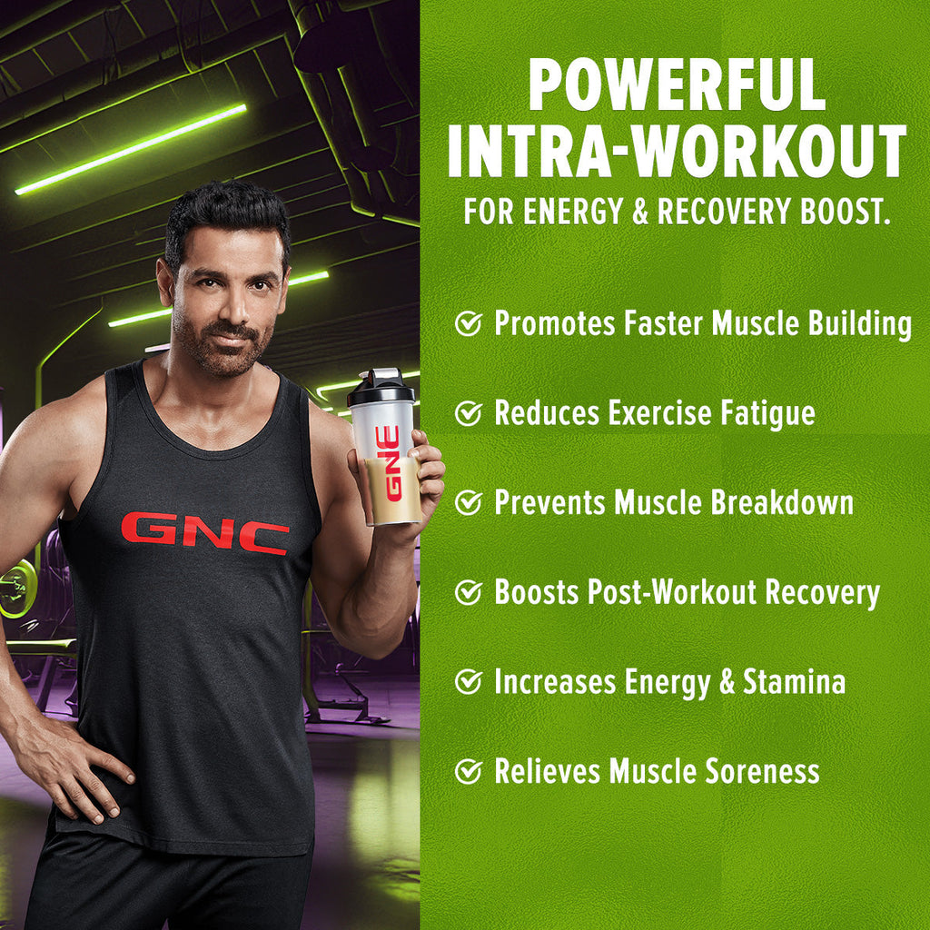 GNC AMP Gold Series BCAA Advanced  Fuels Lean Muscle Strength & Recovery