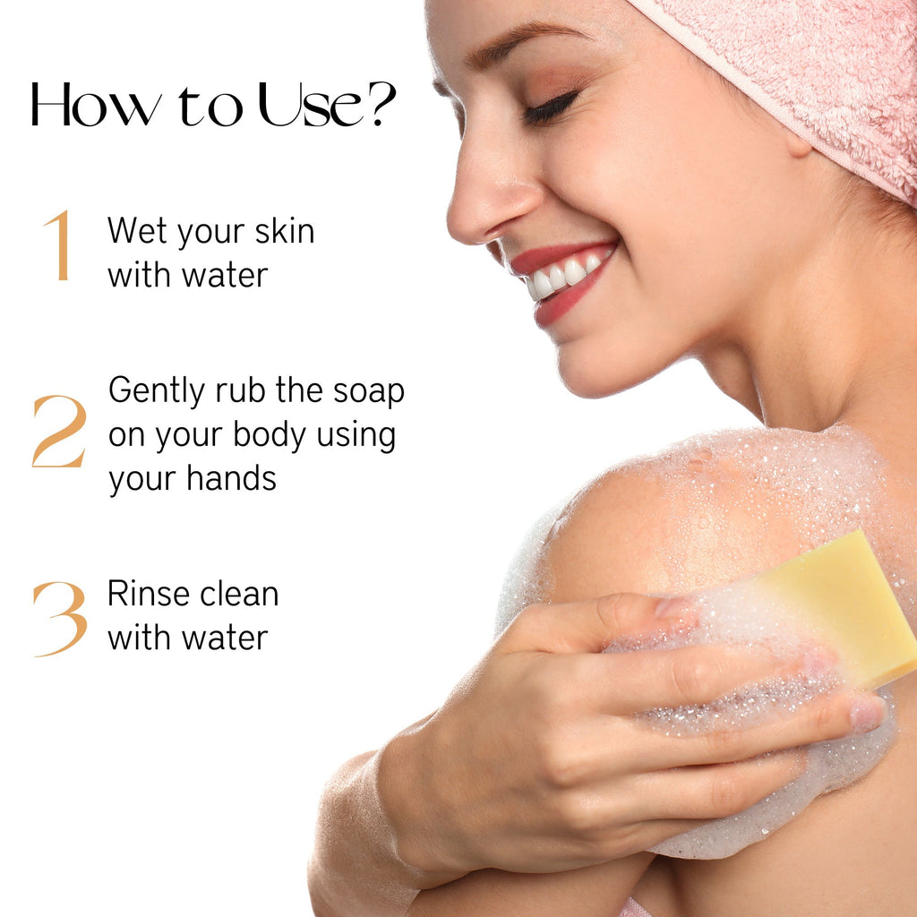 Nourish Mantra Turmeric & Citrus Handmade Bathing Bar Soap - 125 gms