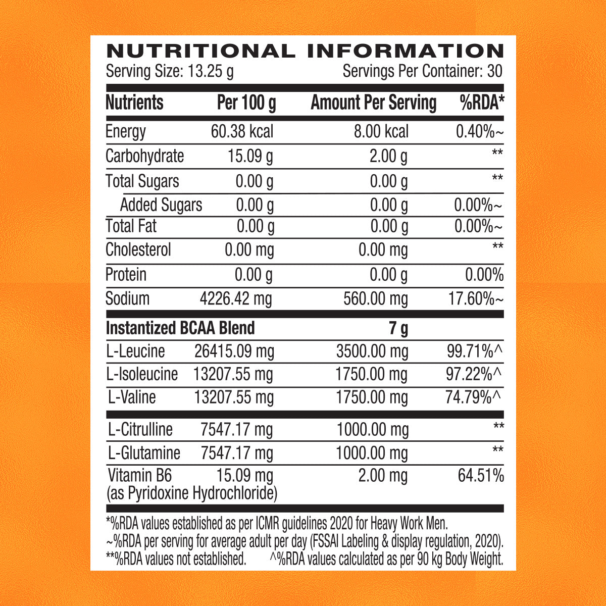 GNC AMP Gold Series BCAA Advanced  Fuels Lean Muscle Strength & Recovery