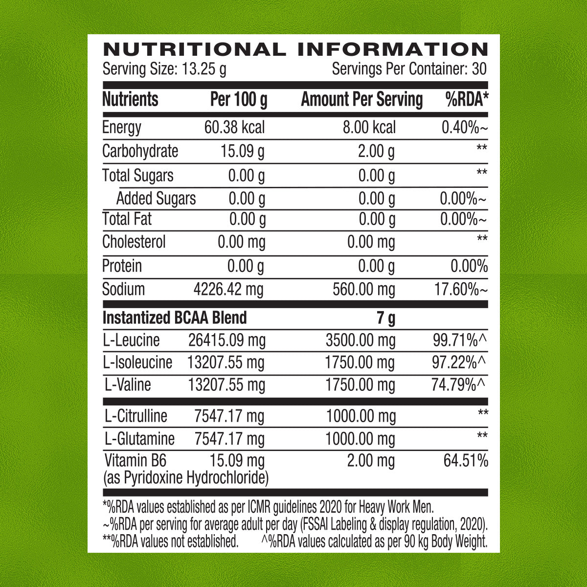 GNC AMP Gold Series BCAA Advanced  Fuels Lean Muscle Strength & Recovery