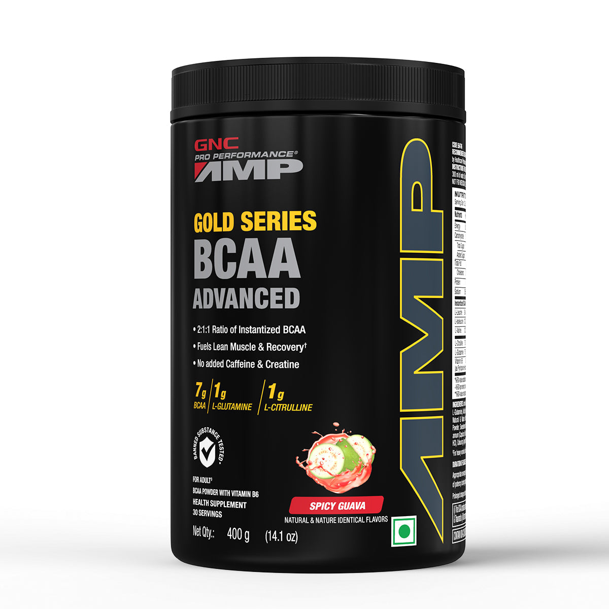 GNC AMP Gold Series BCAA Advanced  Fuels Lean Muscle Strength & Recovery