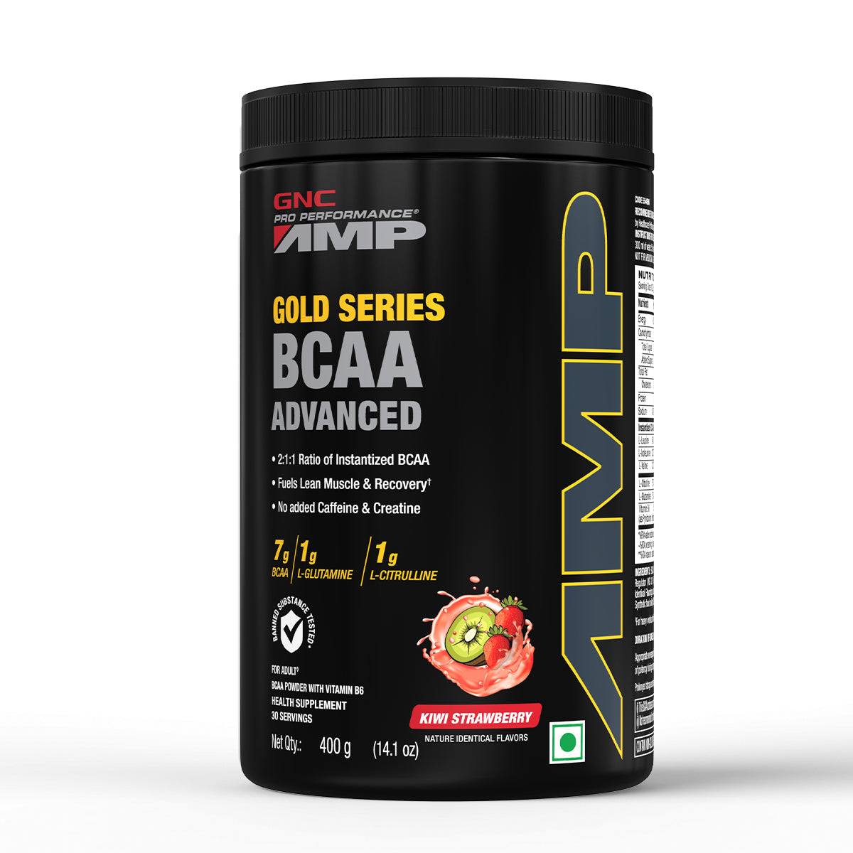 GNC AMP Gold Series BCAA Advanced  Fuels Lean Muscle Strength & Recovery