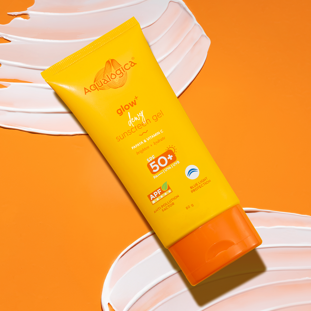 Aqualogica Glow+ Dewy Sunscreen SPF 50+ PA++++ - 80 gms