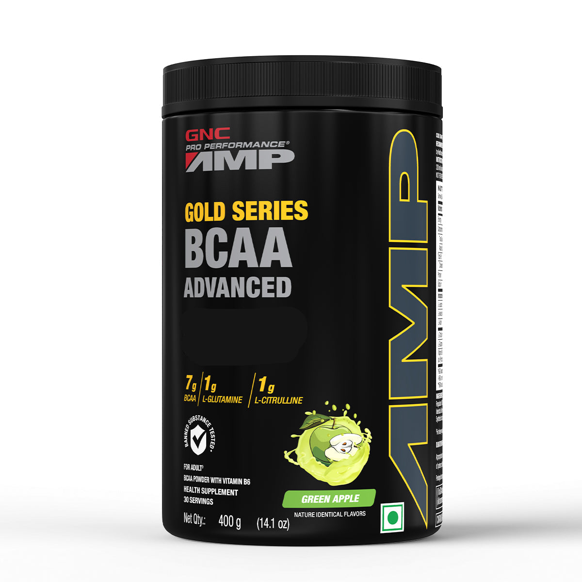 GNC AMP Gold Series BCAA Advanced  Fuels Lean Muscle Strength & Recovery - 400 gms