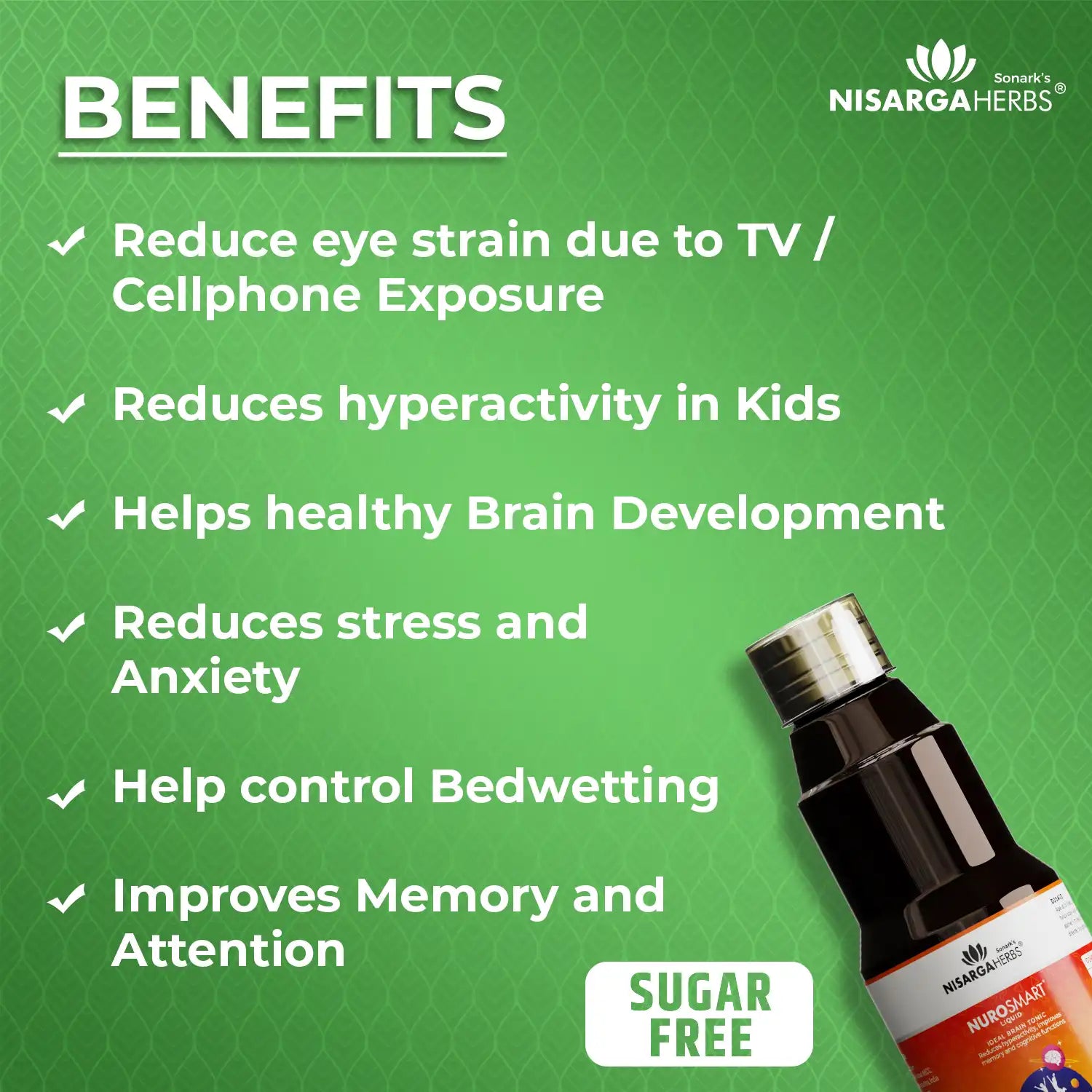 Nisarga Herbs Nurosmart Syrup - 150 ml