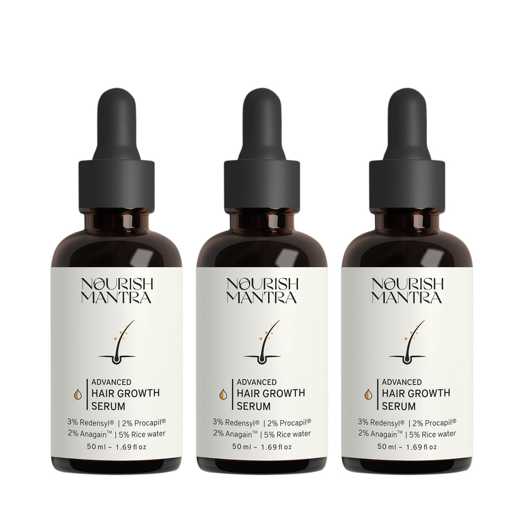 Nourish Mantra Advanced Hair Growth Serum - 50 ml (Pack of 3)