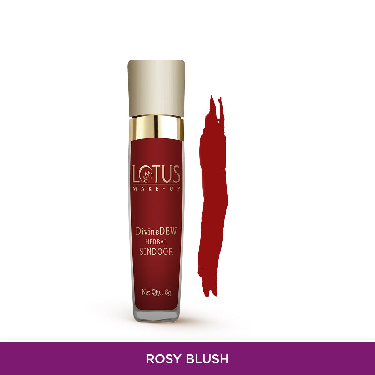 Lotus MakeUp Divine Dew Herbal Sindoor Rosy Blush - 8 gms