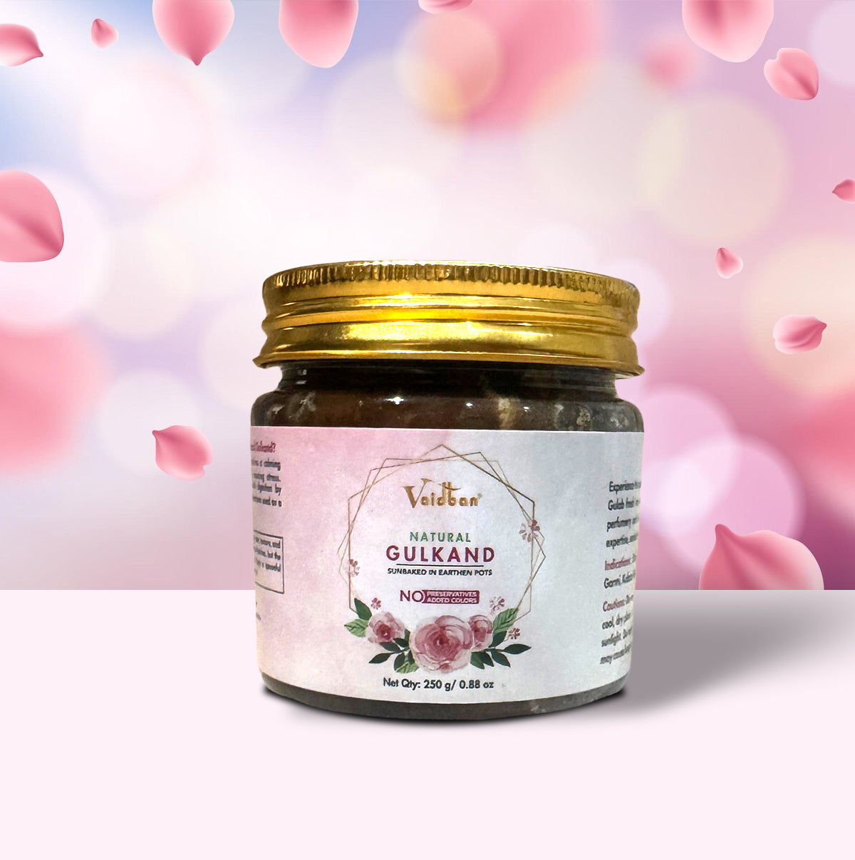 Vaidban Natural Gulkand - 250 gms