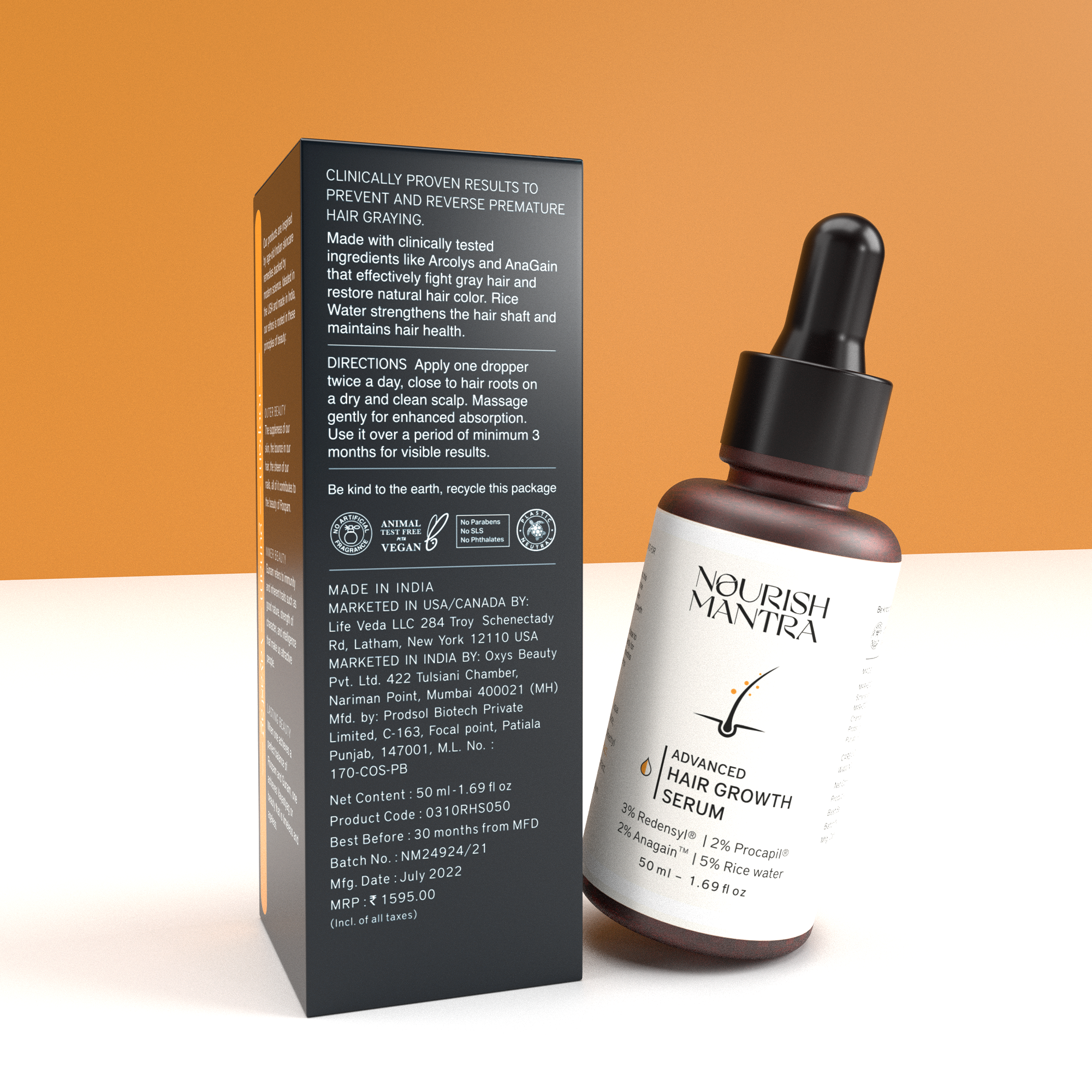 Nourish Mantra Advanced Hair growth serum - 50 ml