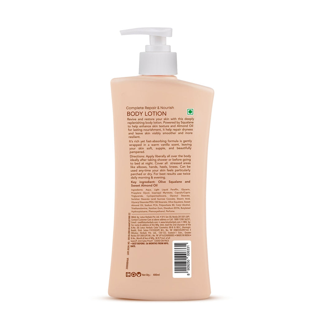Lotus Herbals Complete Repair & Nourish Body Lotion - 400 ml