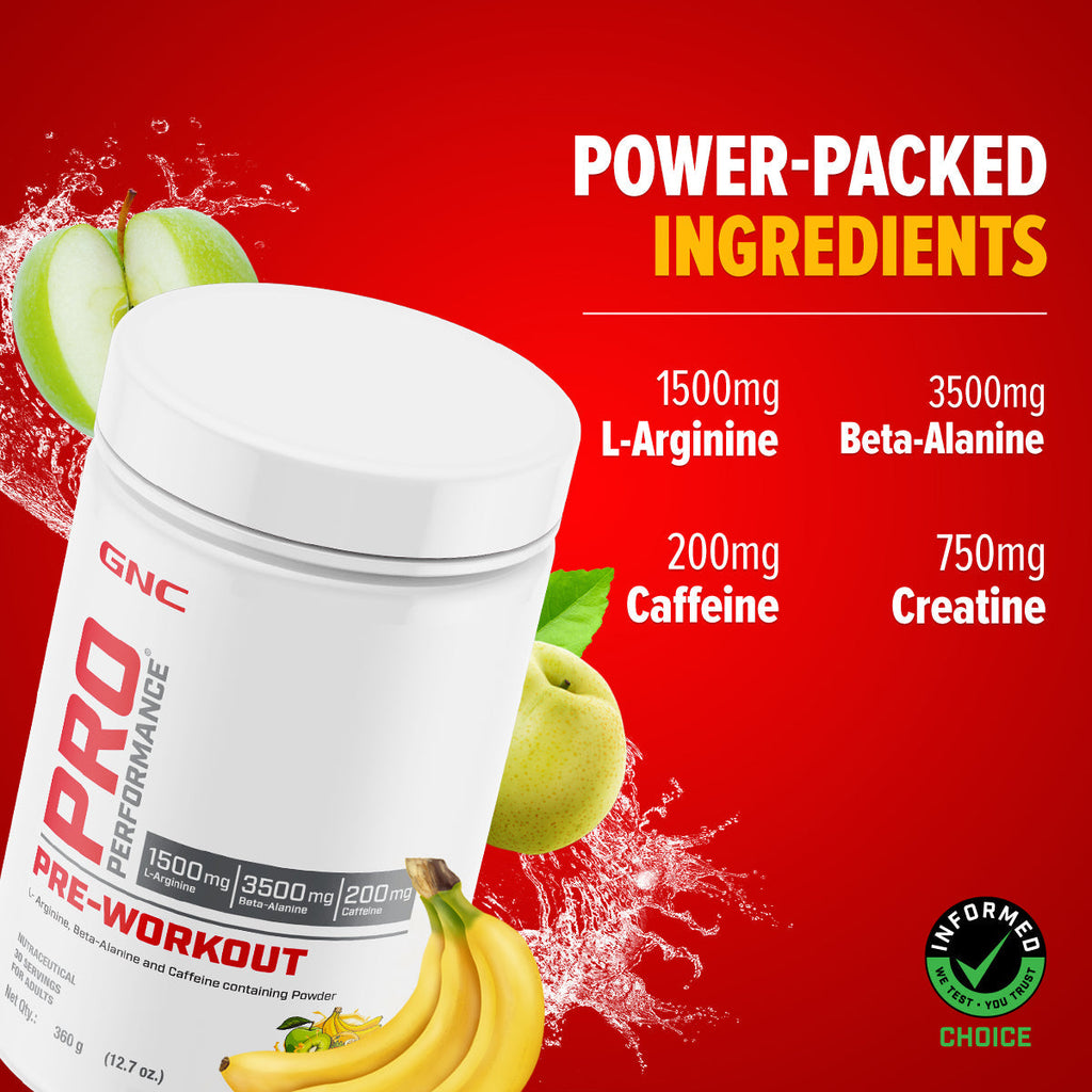 GNC Pro Performance Pre Workout - 360 gms