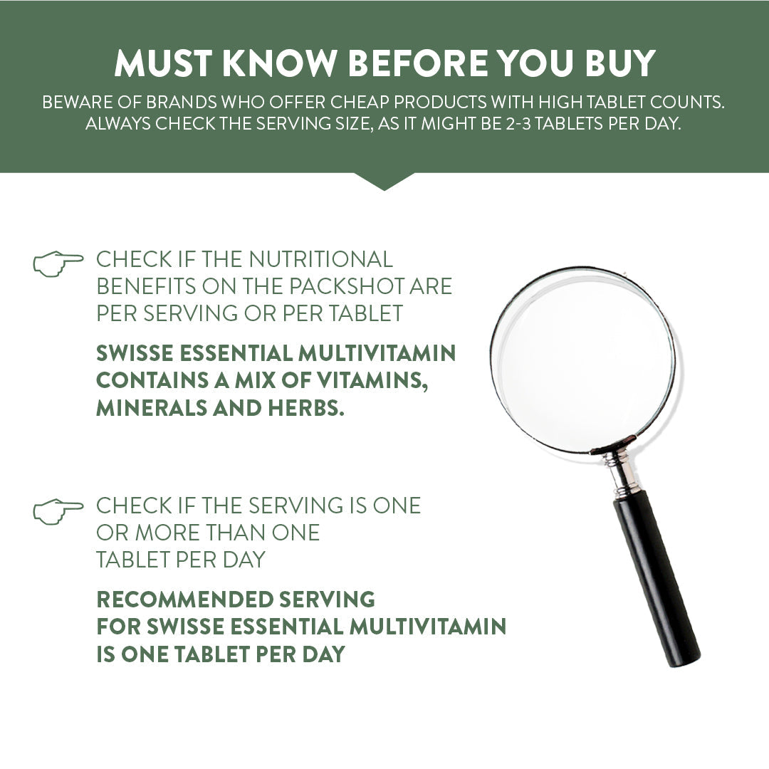 Swisse Essential Multivitamin - 30 Tablets