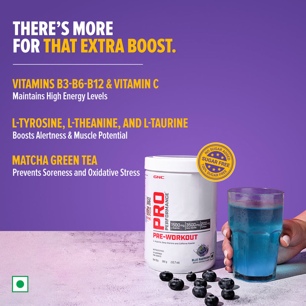GNC Pro Performance Pre Workout - 360 gms