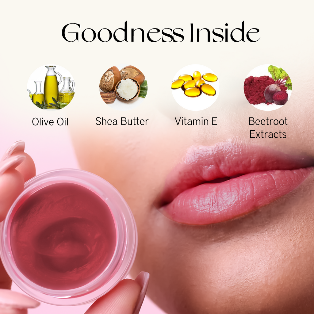 Nourish Mantra Beetroot Blast Lip Balm for Dry Chapped Lips - 12 gms