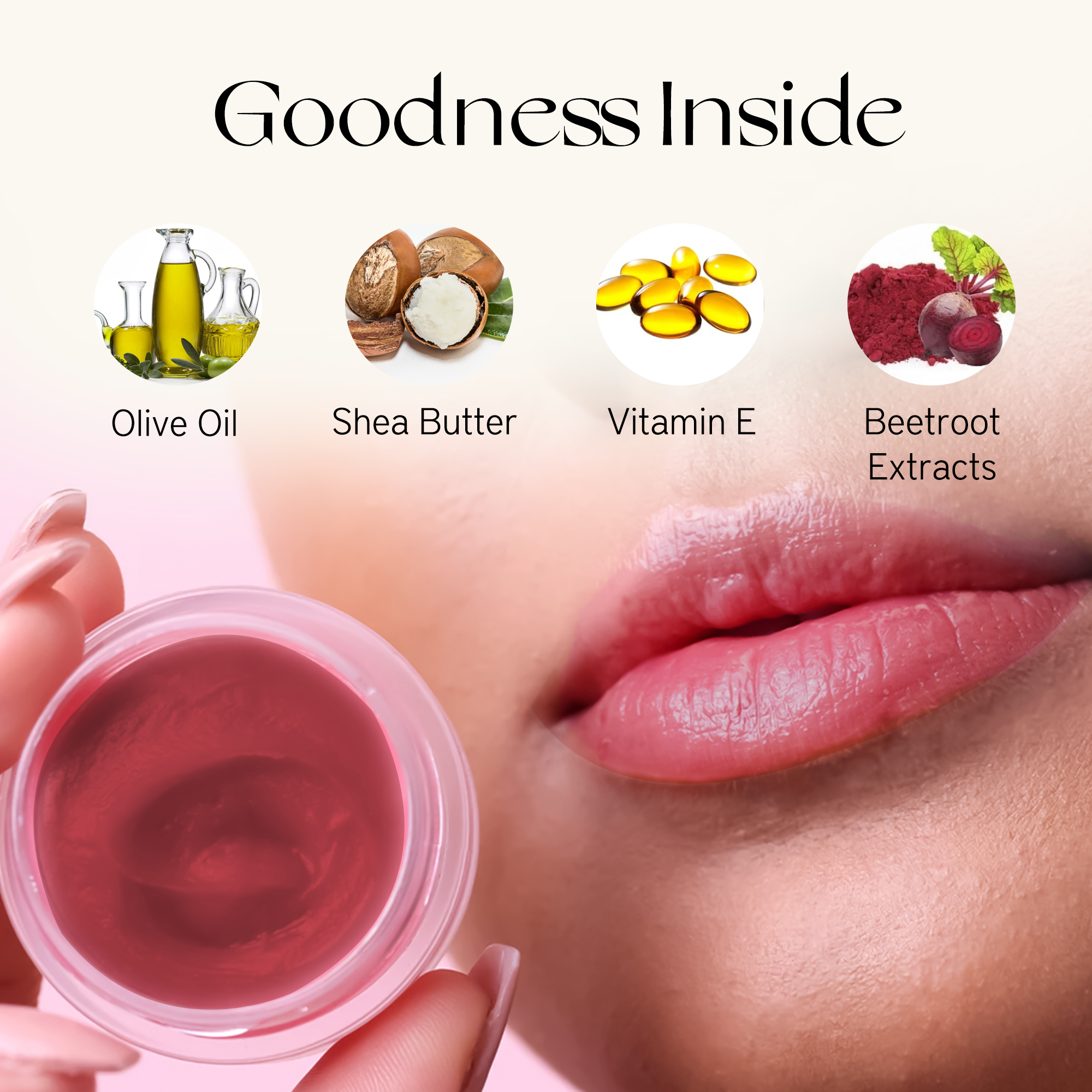 Nourish Mantra Beetroot Blast Lip Balm for Dry Chapped Lips - 12 gms
