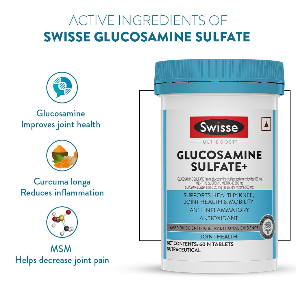 Swisse Glucosamine Sulfate+ - 60 Tablets
