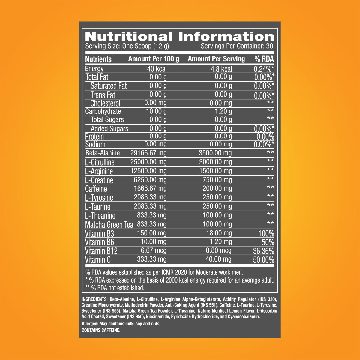 GNC Pro Performance Pre Workout - 360 gms