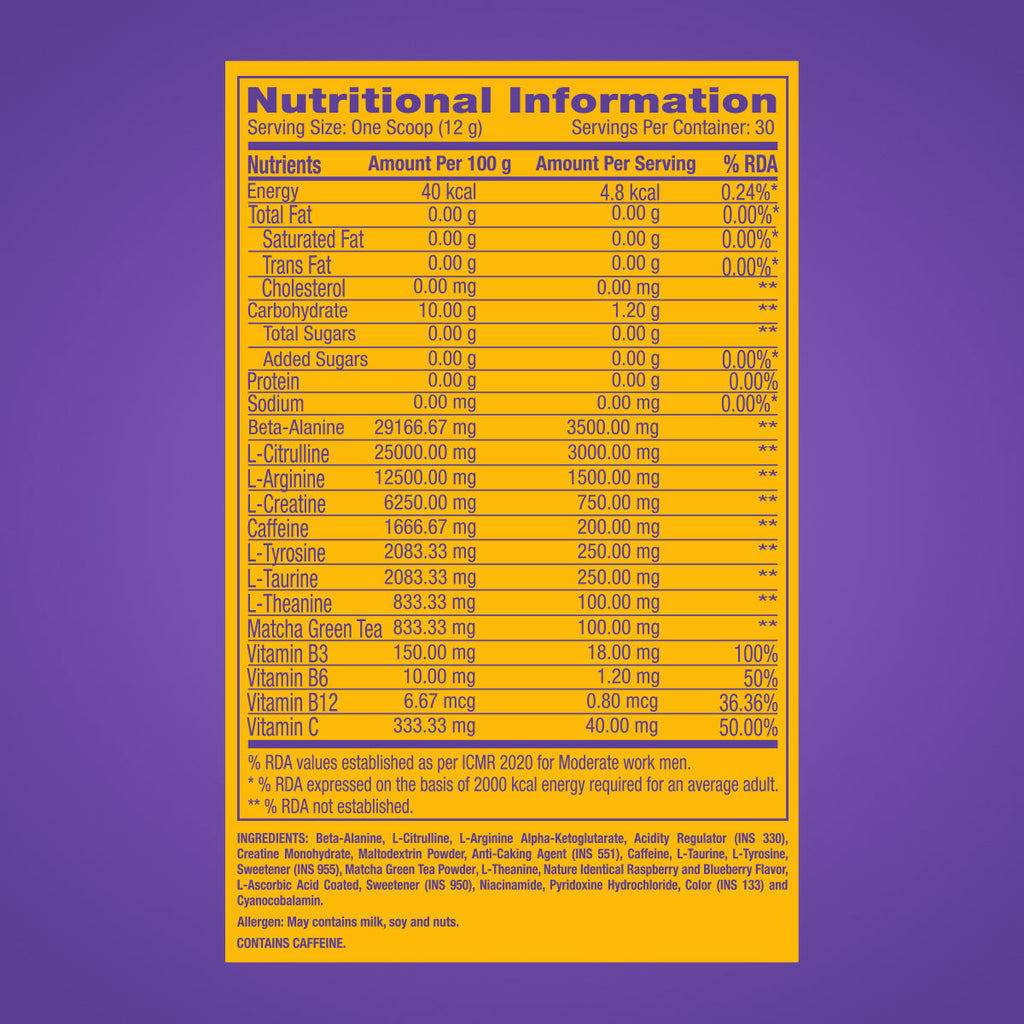 GNC Pro Performance Pre Workout - 360 gms