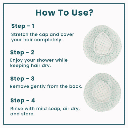 MiDazzle Shower Caps 1S (Reusable) MIHA6313