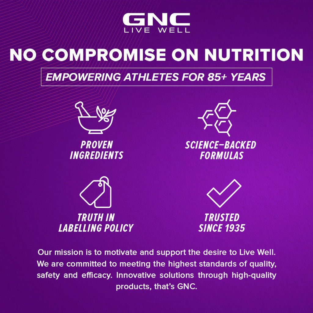 GNC Pro Performance Power Protein 6-in-1 Stack for Increased Strength