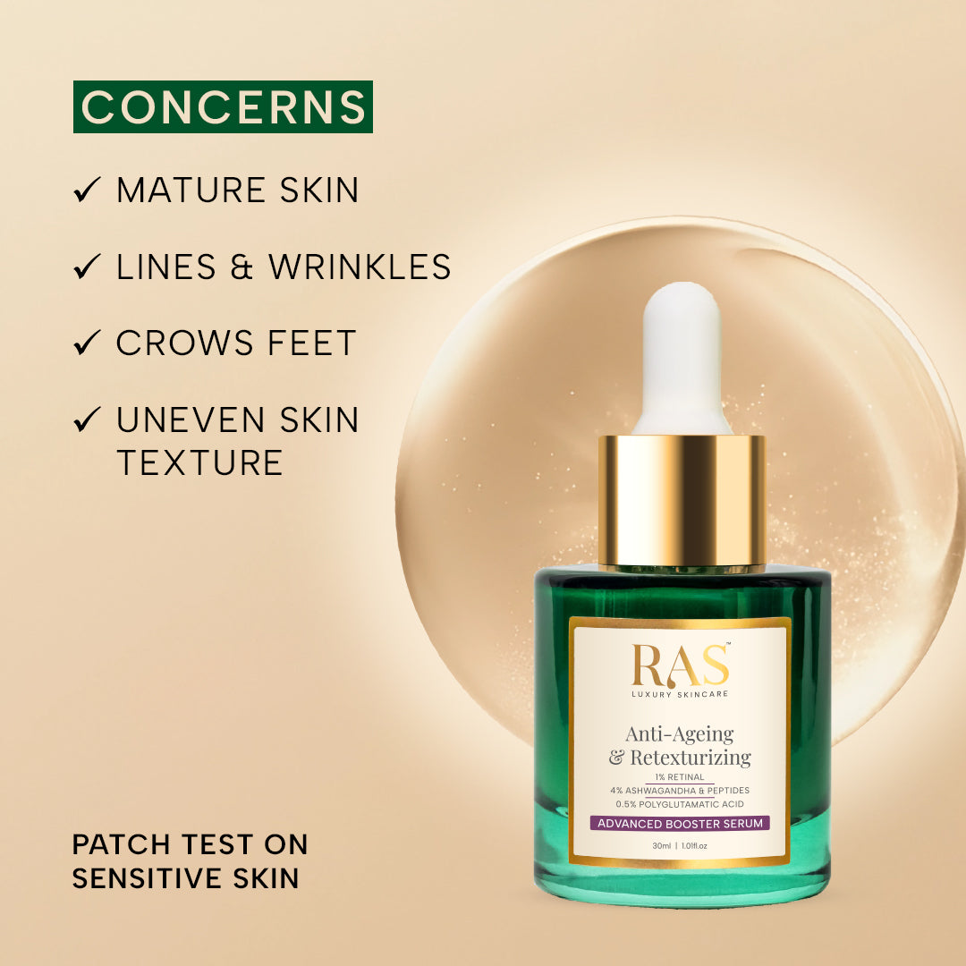 Ras Luxury Skincare Anti-Ageing & Retexturizing Advanced Booster Serum - 30 ml