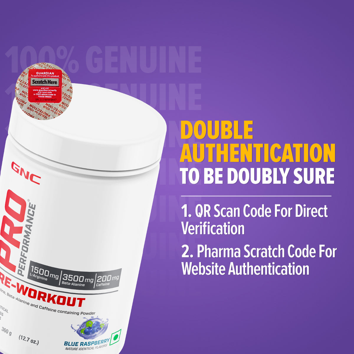 GNC Pro Performance Pre Workout - 360 gms
