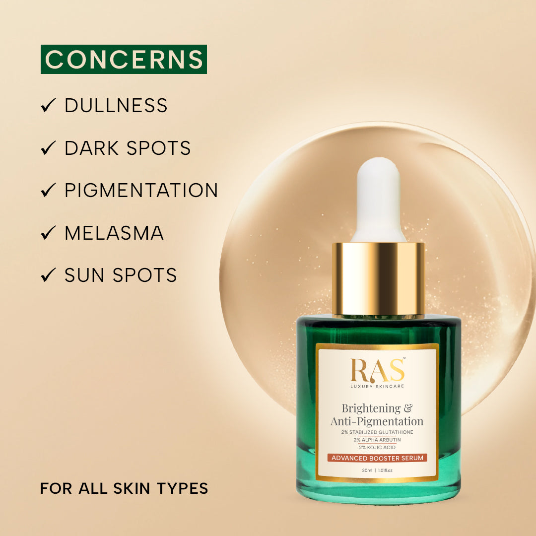 Ras Luxury Skincare Brightening & Anti Pigmentation Advanced Booster Serum - 30 ml