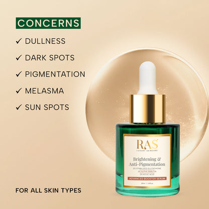 Ras Luxury Skincare Brightening & Anti Pigmentation Advanced Booster Serum - 30 ml