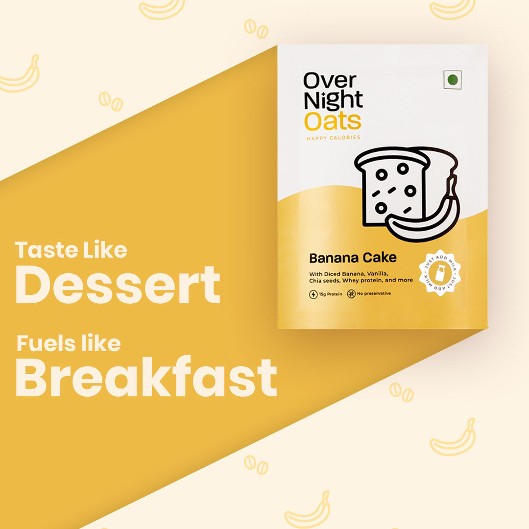 OverNightOats Banana Cake