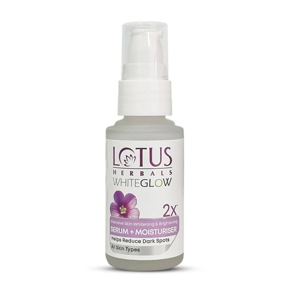 Lotus Herbals Whiteglow Intensive Skin Serum + Moisturiser