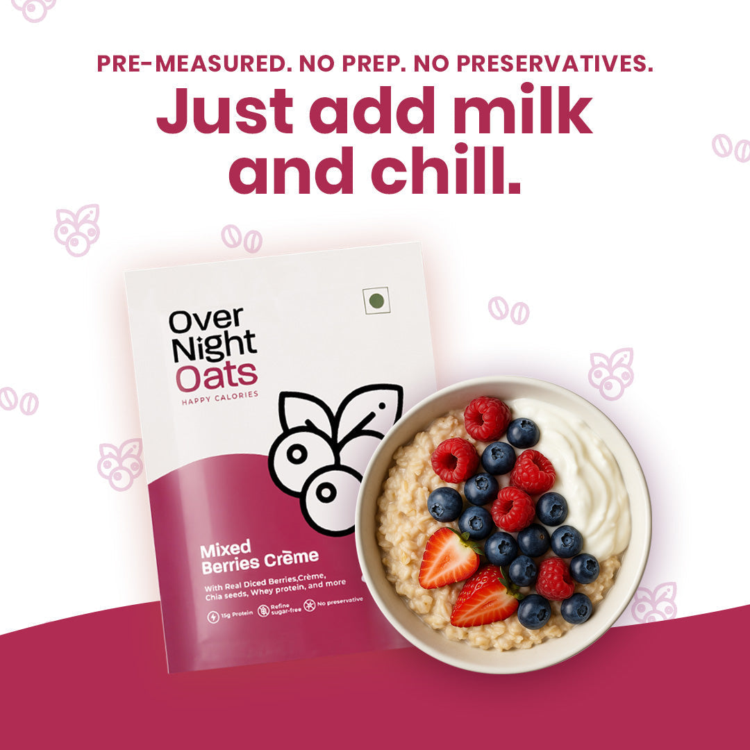 OverNightOats Mixed Berries Creme