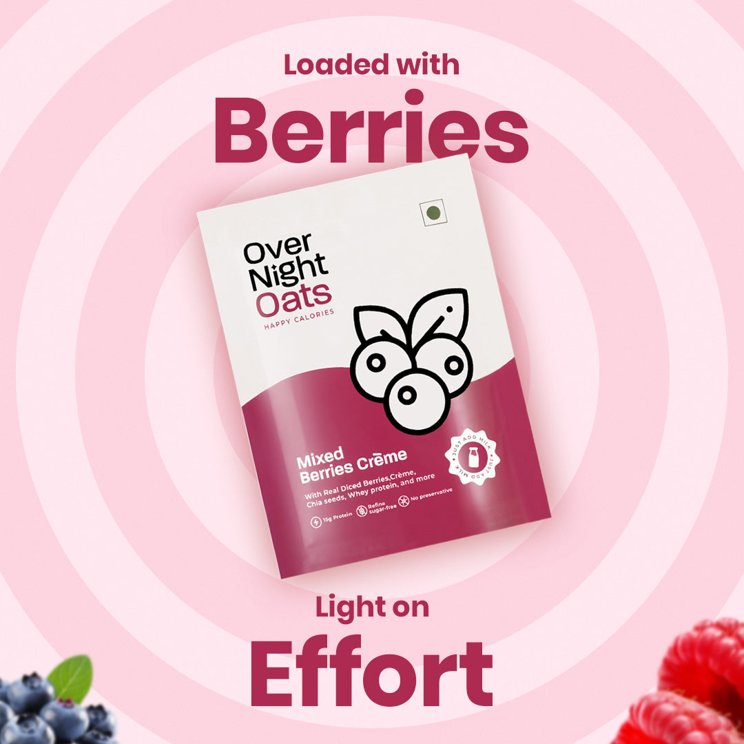 OverNightOats Mixed Berries Creme