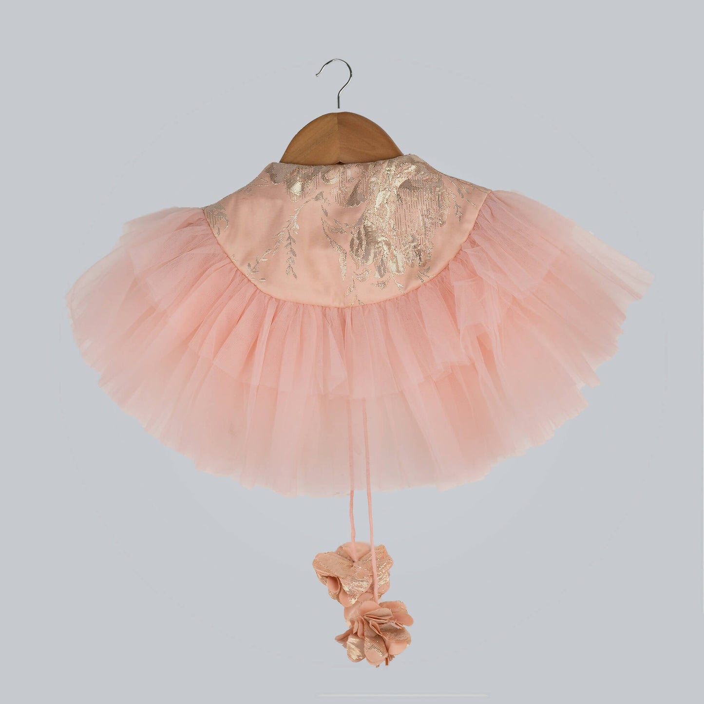 Pink Cow Fashions Peach Shrug With Frill