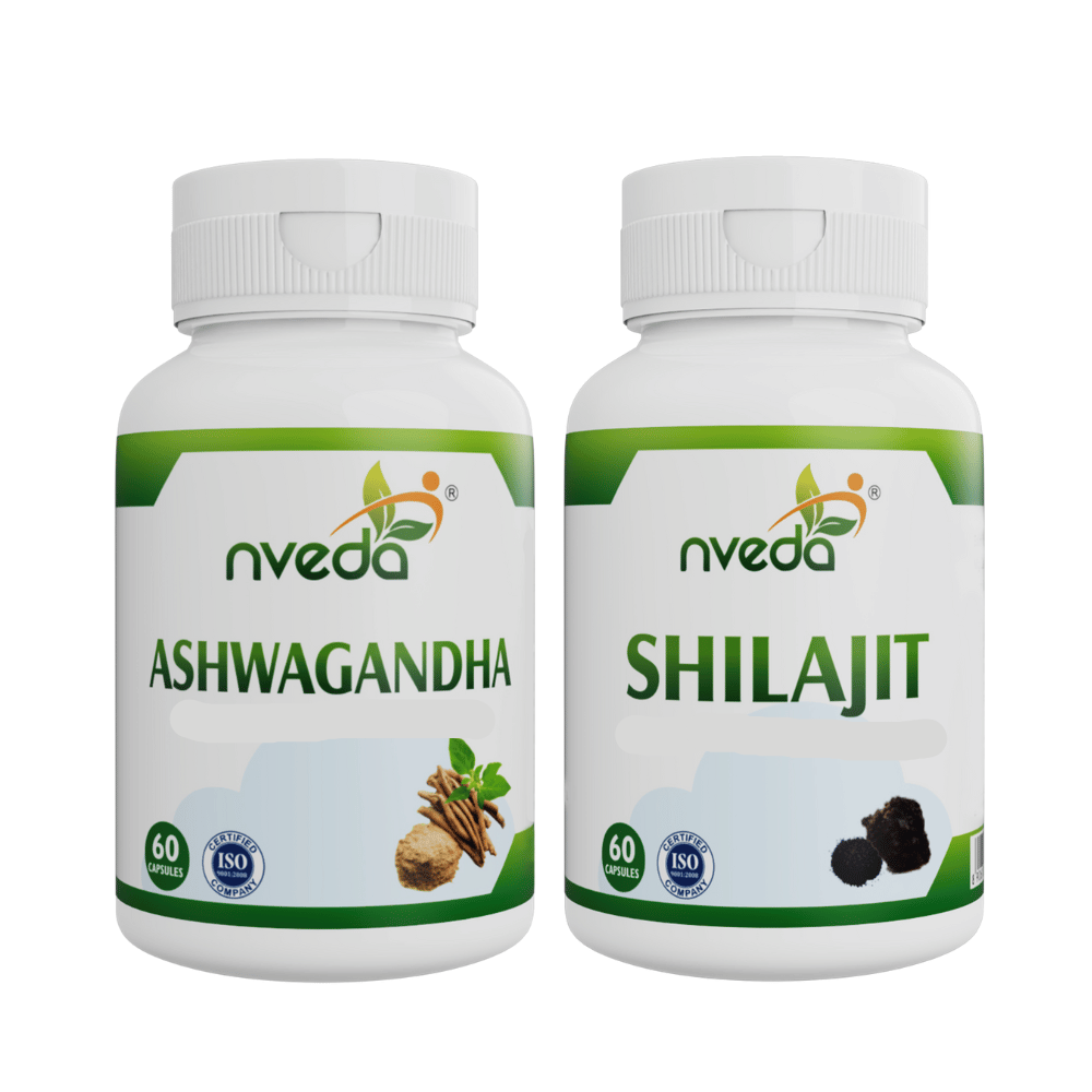Nveda Combo Pack of Ashwagandha and SJ