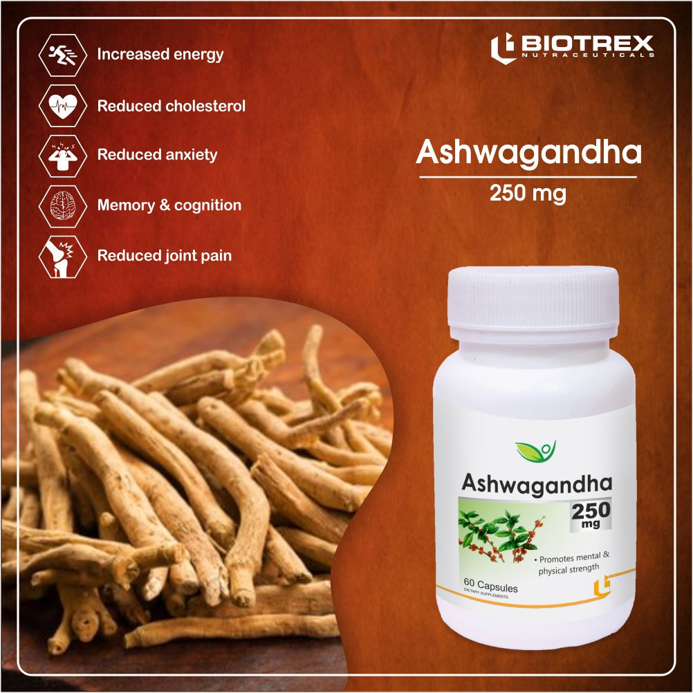 Biotrex Ashwagandha 250mg - 60 tabs