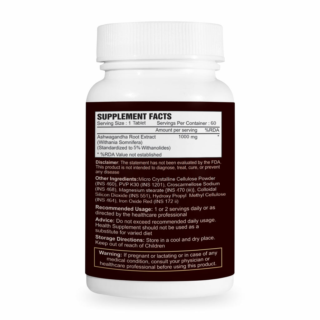 Alpspure Nutra Ashwagandha Tablets - 60 tabs