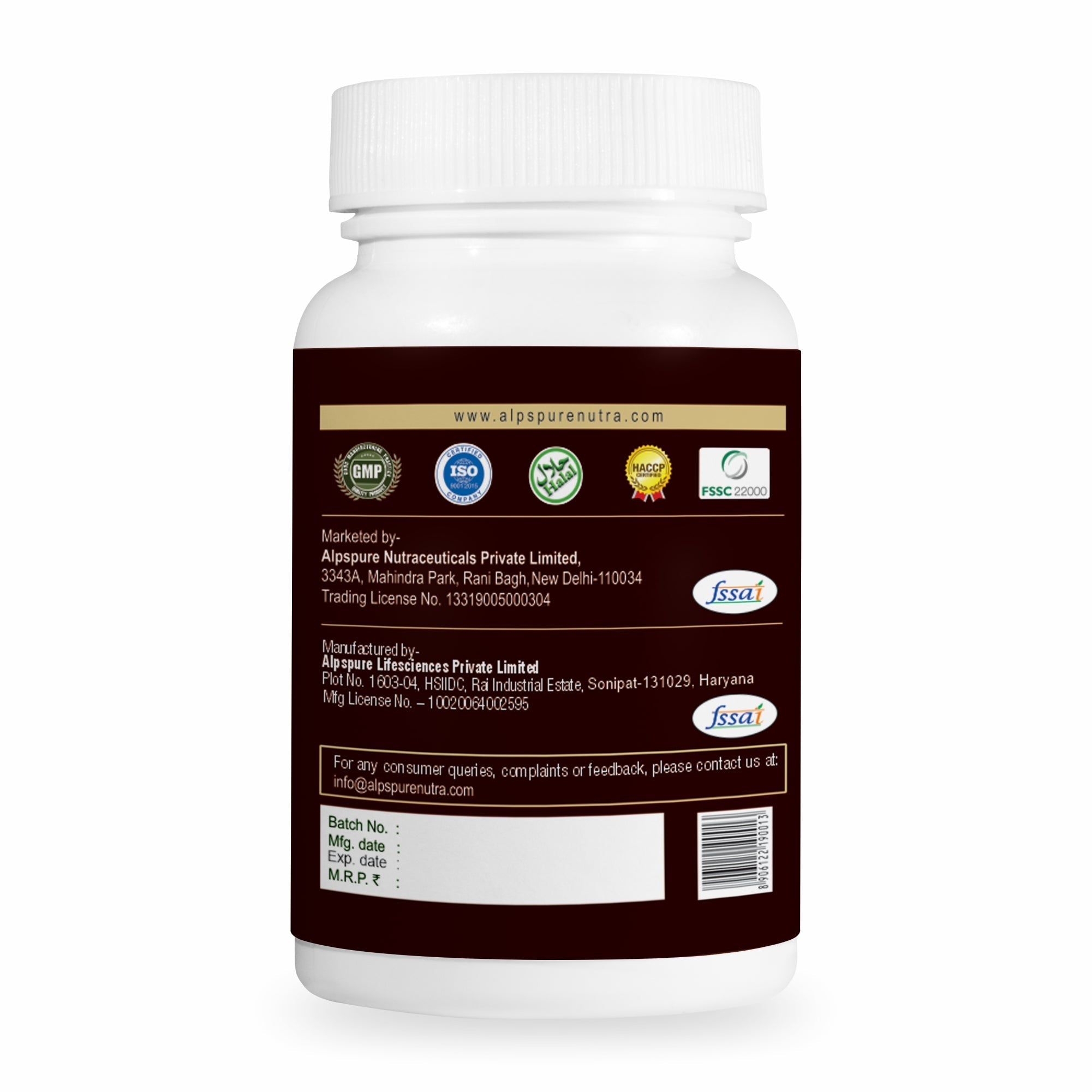 Alpspure Nutra Ashwagandha Tablets - 60 tabs