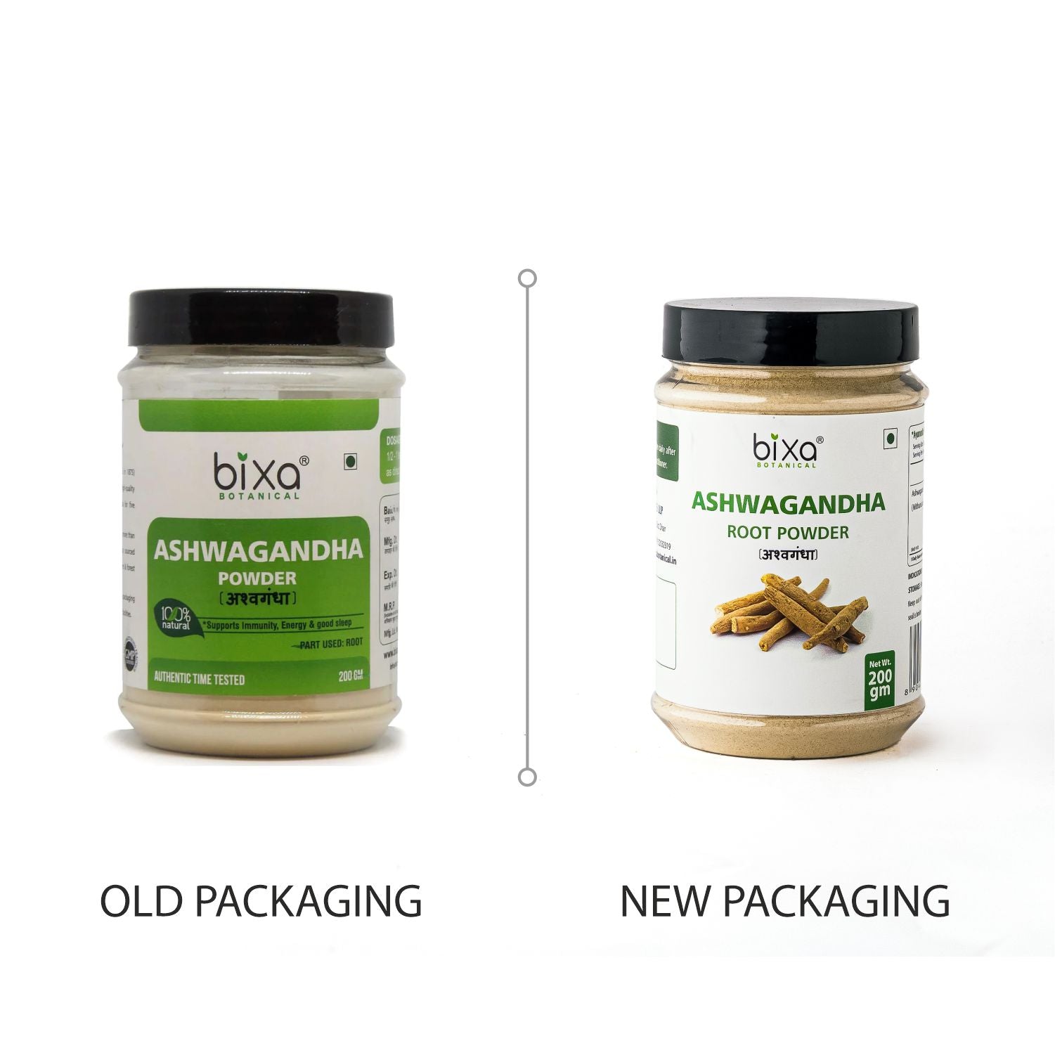 Bixa Botanical Ashwagandha Root Powder  Withania Somnifera - 200 gms
