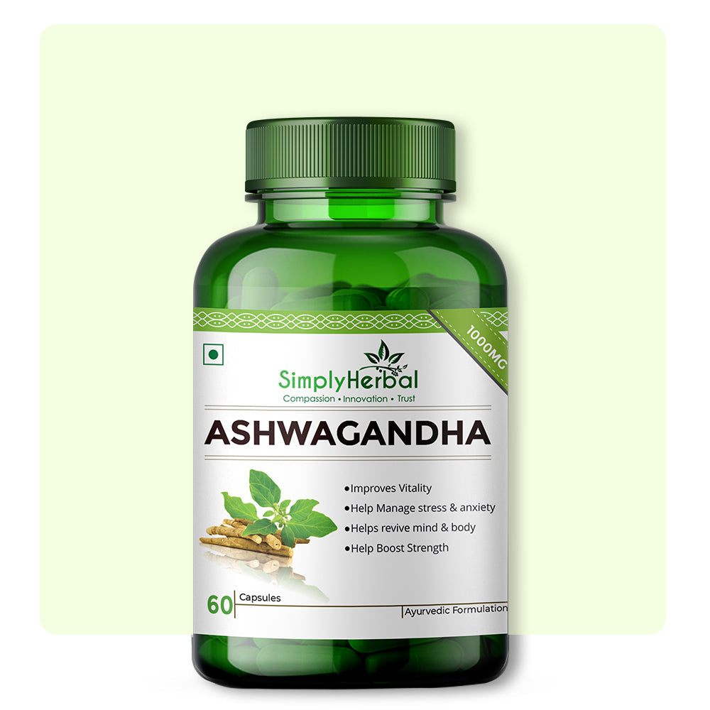 Simply Herbal Ashwagandha - 60 tabs
