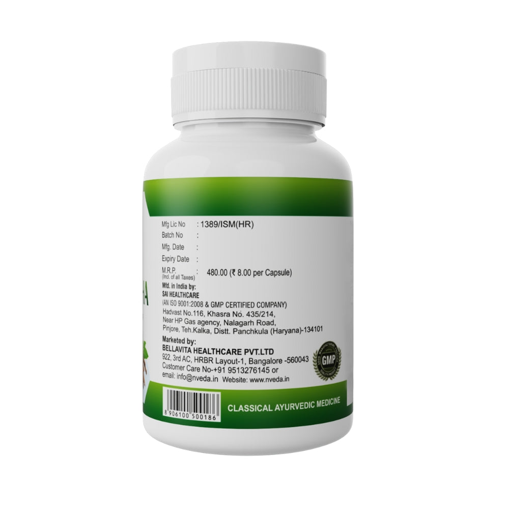 Nveda Ashwagandha - 60 Veg Capsules