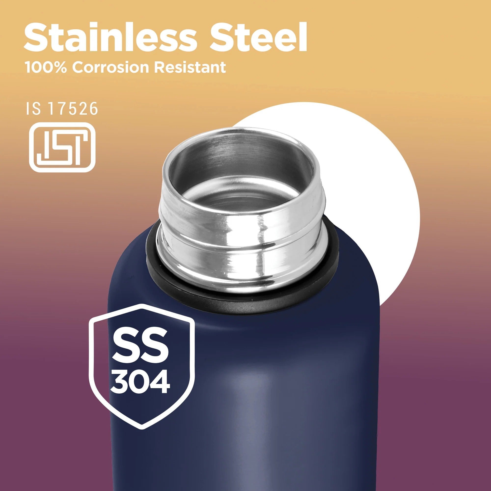 Milton Sports Aura KKR UV Printing Thermosteel Bottle 725ml
