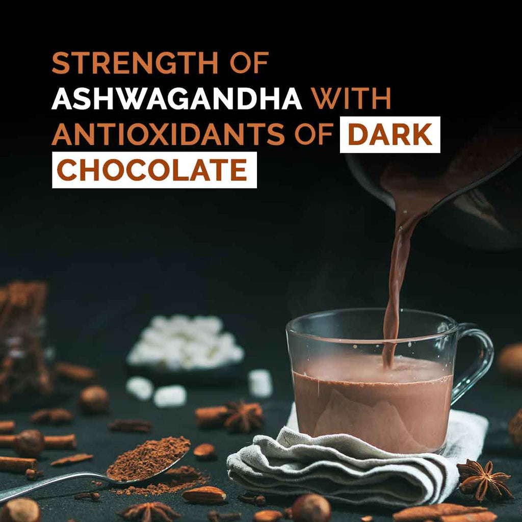 Auric Ashwagandha Cocoa with Ragi Almond Cookies Combo