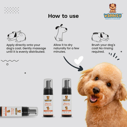 Waggety Waterless Dry Shampoo for Dogs
