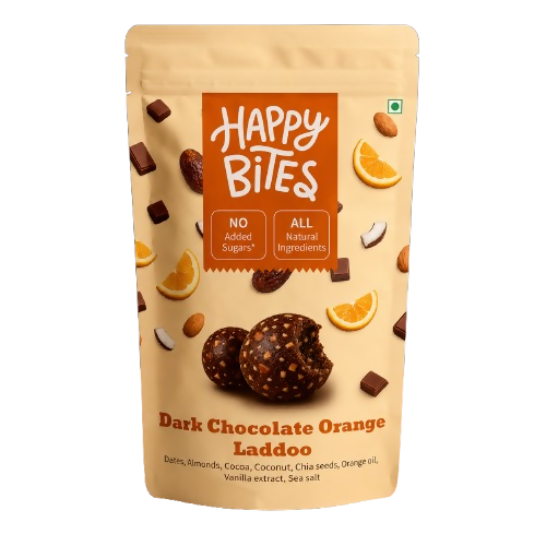 Happy Bites Dark Chocolate Orange Laddoo