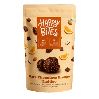 Happy Bites Dark Chocolate Orange Laddoo