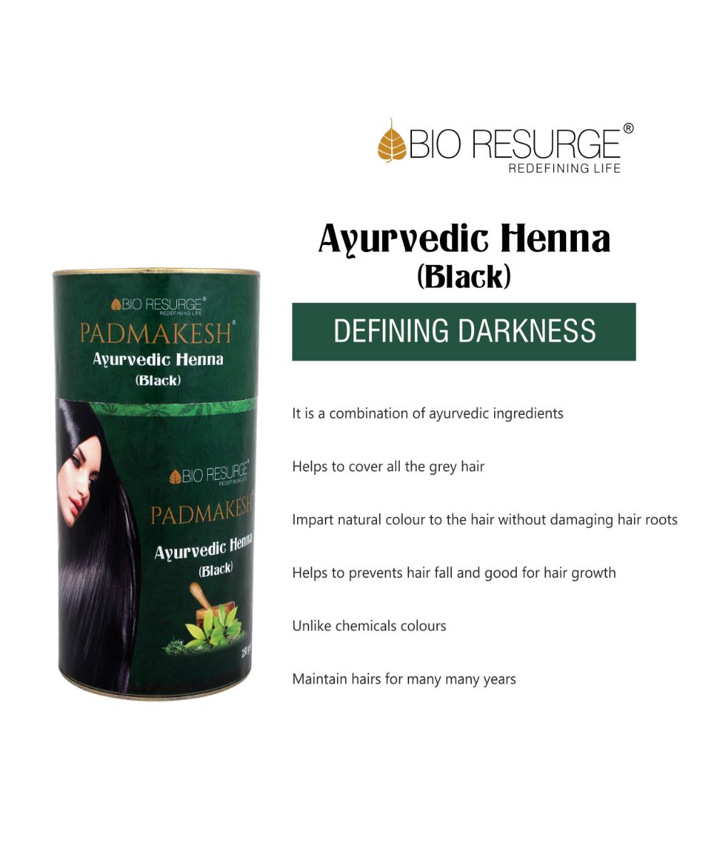 Bio Resurge Natural Henna Hair Dye - 250 gms